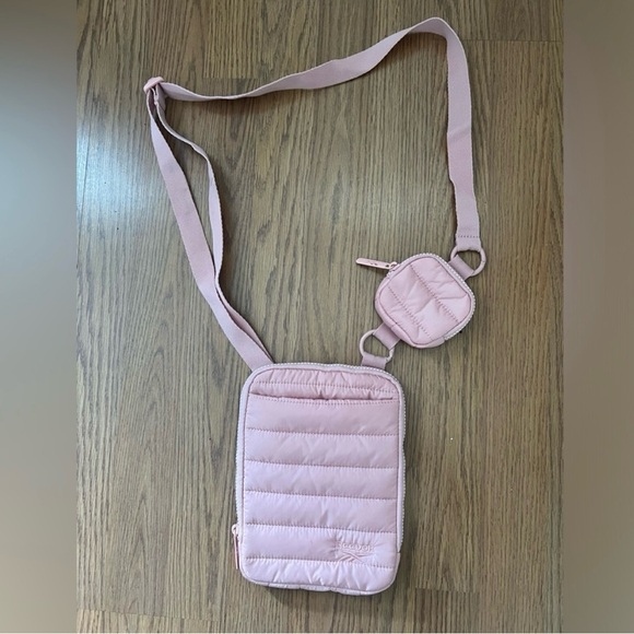 Reebok Women's Pink Crossbody Belt Bag with coin bag - Picture 1 of 10